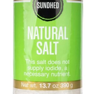 Sundhed Natural Himalayan Salt (Coarse) in Grinder | 390 Grams (13.75 oz) | Gourmet Seasoning Salt | Real and Natural Salt | Keto Friendly and Kosher Certified