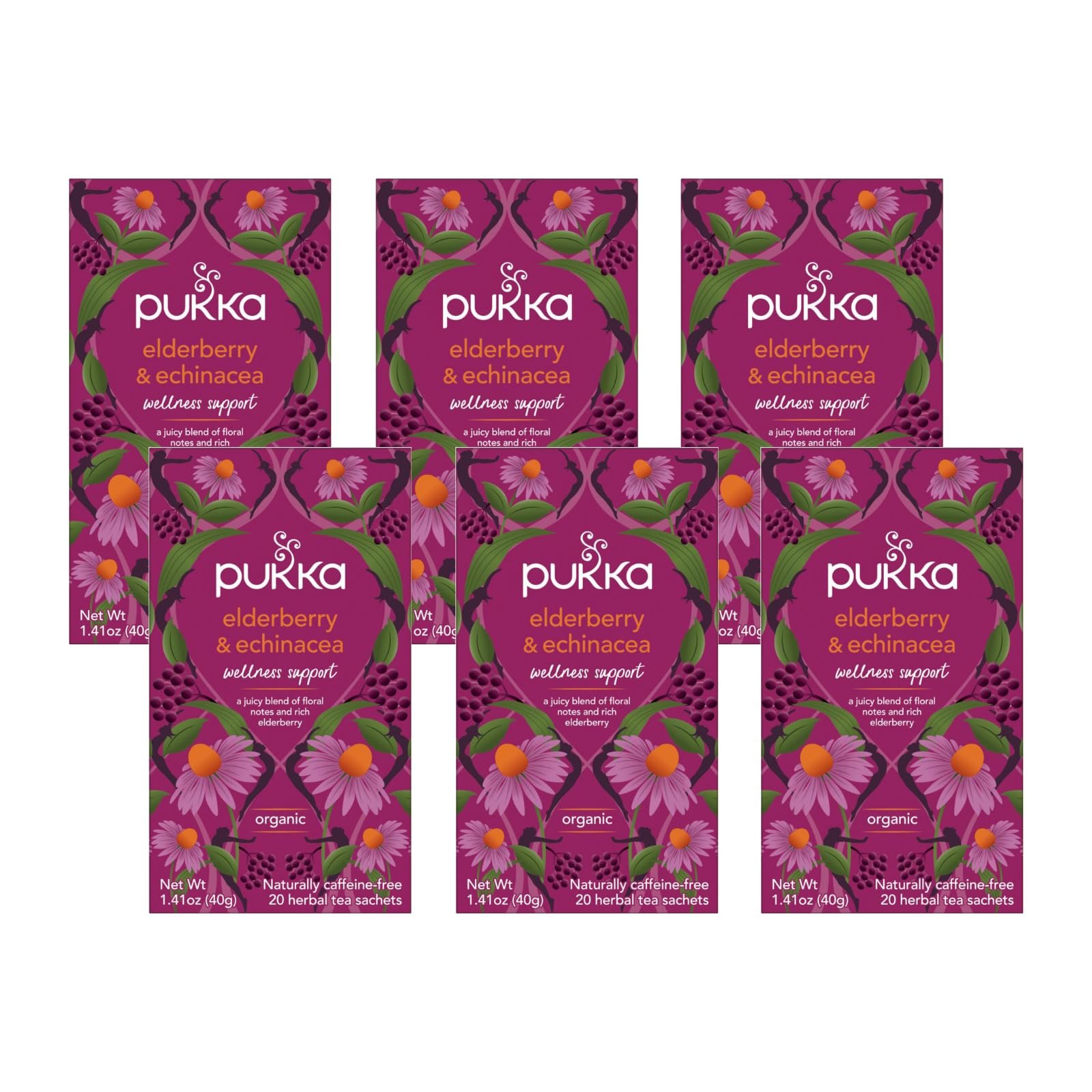 Pukka Pukka Herbal Tea Bags Three Ginger Variation