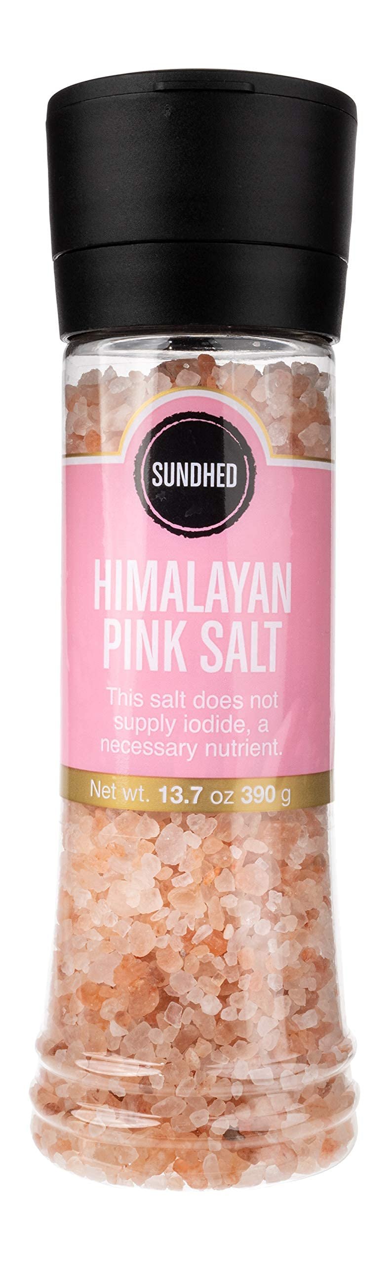 Sundhed Pink Himalayan Gourmet Salt (Course) | Natural Rock Salt for Seasoning | Keto Friendly and Kosher Certified