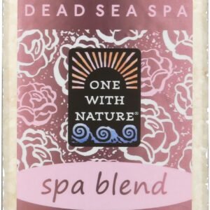 One With Nature Rose Petal Scent Bath Salts, 32 Ounces (Pack Of 6)