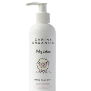 Carina Organics Extra Gentle Baby Lotion, Organic & Natural, for Sensitive Skin, Whole Body, 8 fl oz