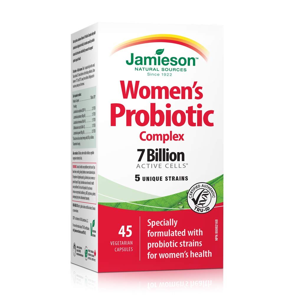Jamieson Women’s Probiotic Complex 7 Billion, 45 Veg caps